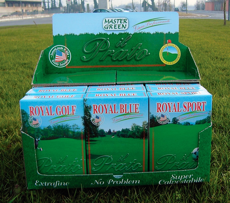 Trata, zelena preproga urejene okolice 3 trate royal blue